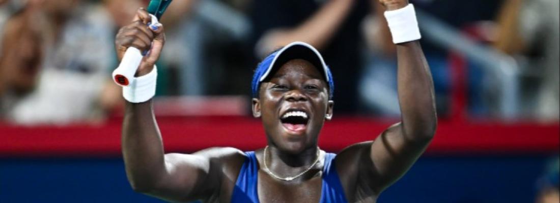 Victoria Mboko célèbre une victoire à l’Omnium Banque Nationale de Montréal. (Photo via X.) Victoria Mboko célèbre une victoire à l’Omnium Banque Nationale de Montréal. (Photo via X.)