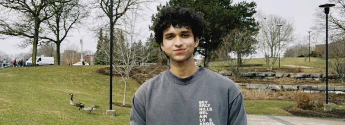 Anirudh Dabas, créateur de « Waddleloo », une application qui cartographie les bernaches du Canada à l’Université de Waterloo. (Photo tirée de X.)
