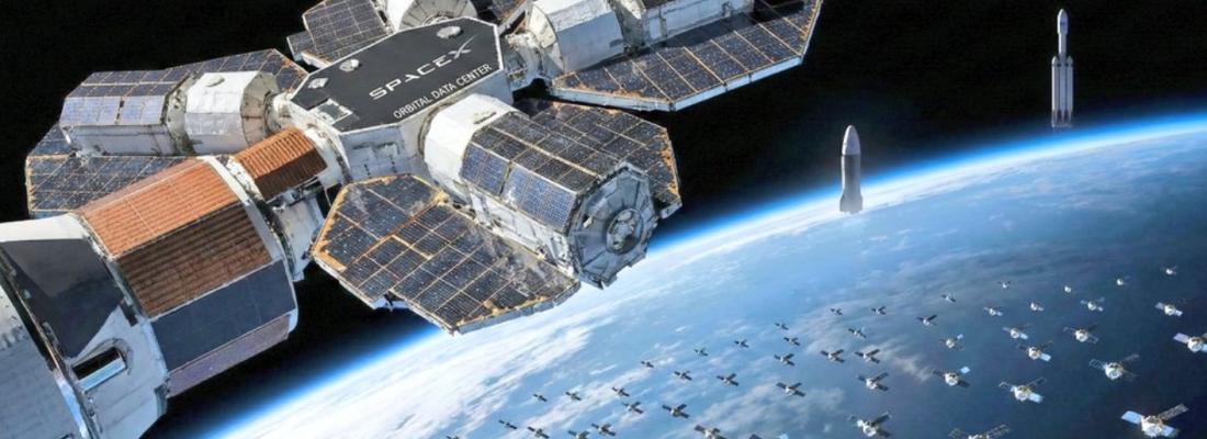 SpaceX espère envoyer des milliers de satellites supplémentaires dans l’espace. (Image tirée de X.)