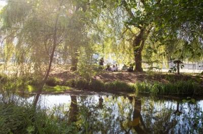 Le ruisseau Guichon a été remis à la lumière du jour à Burnaby, en Colombie-Britannique. (Photo : BCIT via Instagram.) Le ruisseau Guichon a été remis à la lumière du jour à Burnaby, en Colombie-Britannique. (Photo : BCIT via Instagram.)