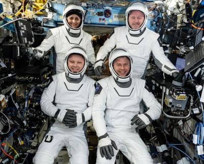 Les astronautes de la NASA Suni Williams (en haut à gauche) et Butch Wilmore (en haut à droite) se préparent à quitter la Station spatiale internationale. (Photo : NASA.) Les astronautes de la NASA Suni Williams (en haut à gauche) et Butch Wilmore (en haut à droite) se préparent à quitter la Station spatiale internationale. (Photo : NASA.)