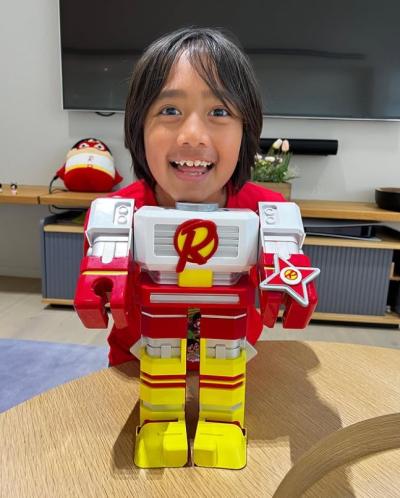 Le youtubeur Ryan Kaji, vedette de Ryan’s World. (Photo tirée du fil d’Instagram de ryansworld.)