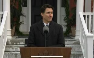 Le premier ministre Justin Trudeau a annoncé sa démission le 6 janvier. (Photo via Facebook.)