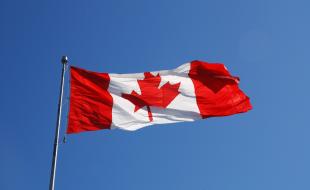 Le drapeau canadien célèbre cette année son 60e anniversaire. (Photo : Wladyslaw, CC BY-SA 3.0, via Wikimedia Commons.)