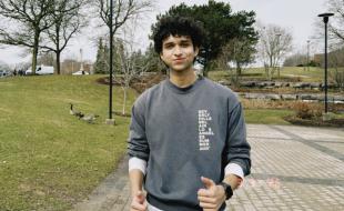 Anirudh Dabas, créateur de « Waddleloo », une application qui cartographie les bernaches du Canada à l’Université de Waterloo. (Photo tirée de X.)