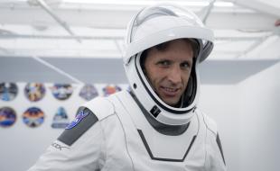 L’astronaute canadien Joshua Kutryk se prépare pour une mission à destination de la Station spatiale internationale. (Photo : SpaceX via l’Agence spatiale canadienne.)
